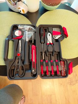 New 39 piece Household Tool Set Blue