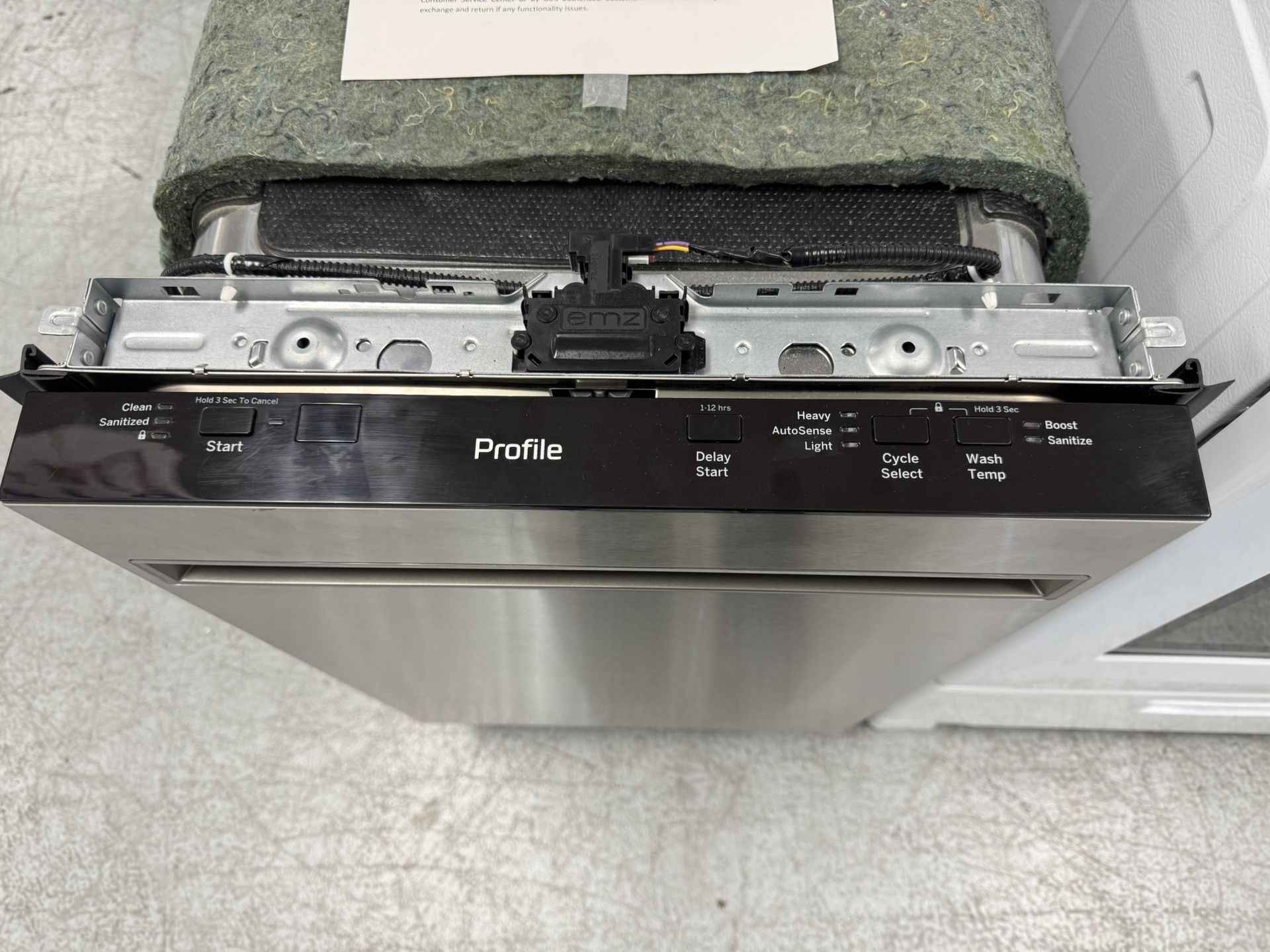GE Profile 18 Inches Wide Top Control ADA dishwasher
