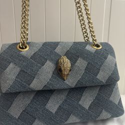 Denim Bird Purse 