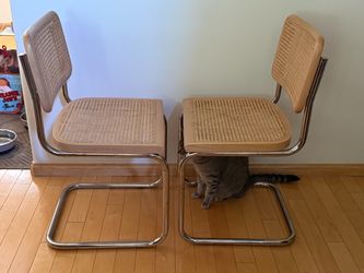 Cesca style dining chairs