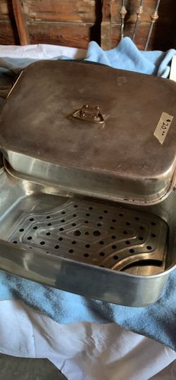 Stainless Steel Roasting Pan with Lid and Rack