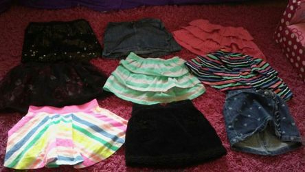 18 months girl shorts and skirts