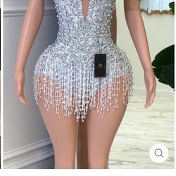 Rhinestone/Pearl Romper