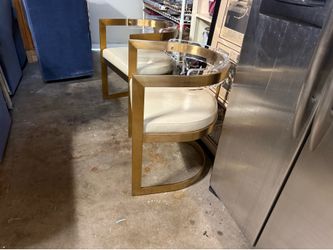 Gold Chairs decorative