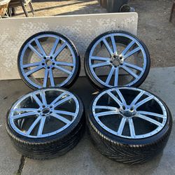 22” Staggered Rims For Sale