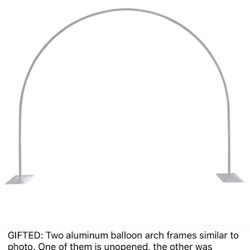 10ft Balloon arch Aluminum 