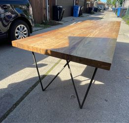 CB2 Dylan 36” x 104” Medium Acacia Dining Table