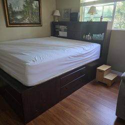California King Bed frame and Mattess