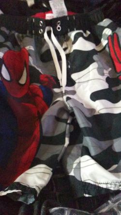 Spiderman swimming trunks size i