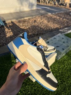 Travis Scott Jordan 1 Lows Fragments 