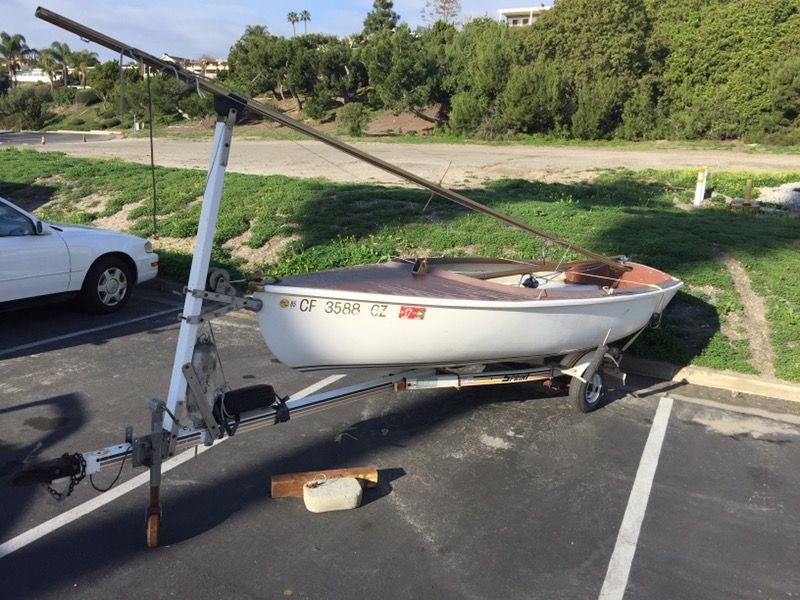 Lido 14 sailboat with trailer, sails Ready to sail