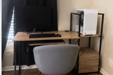 Desk and chair