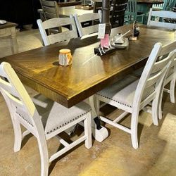 Dining Room Furniture Set ✨ Extension Dining Table And Chairs Set ✨ Build Your Own Combination ⭐$39 Down Payment with Financing ⭐ 90 Days same as cash