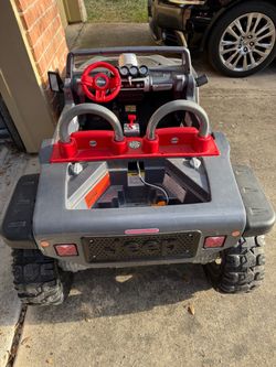 Jeep Wrangler 2 Seater Truck, Powered Ride Car Toy