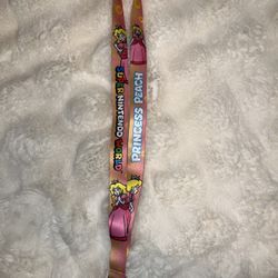 Universal Studio Princess Peach Mario Cart Lanyard 