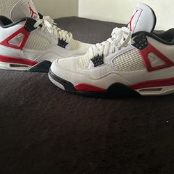Jordan 4 Red Cement - Size 12