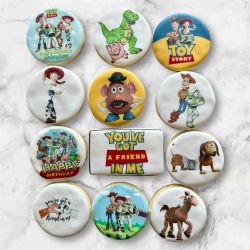 Toy Story Theme Sugar Cookies