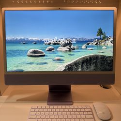 2021 iMac 24” M1 Chip 8GB, 256GB SSD (Purple)