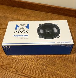 Brand New NVX NSP525 5.25" Coaxial Speakers | 240W