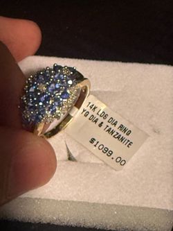 14k gold diamond ring