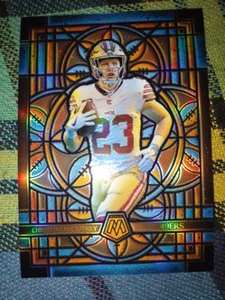 49ers Christian McCaffrey Stained Glass
