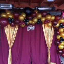 Graduation Balloon Set-up 