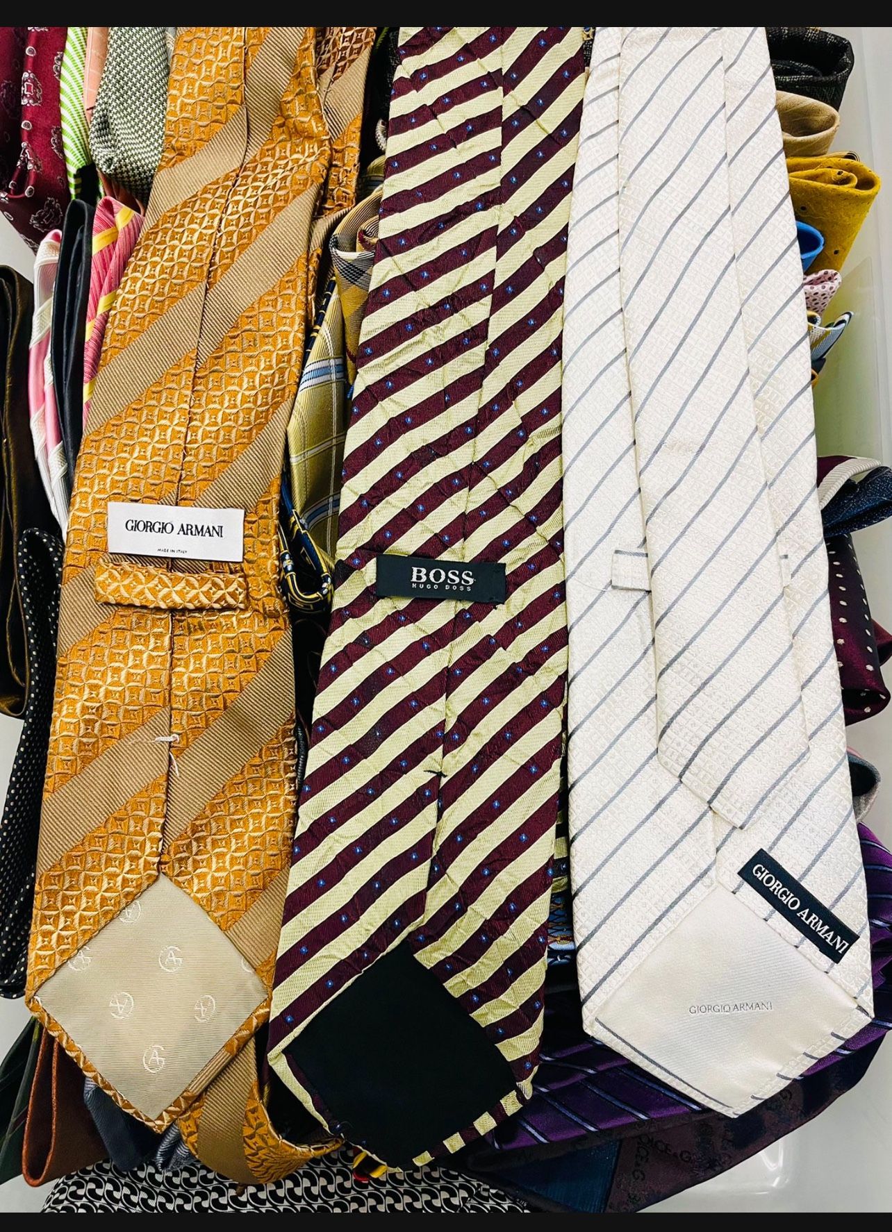 Giorgio Armani & Designer Italian Ties 