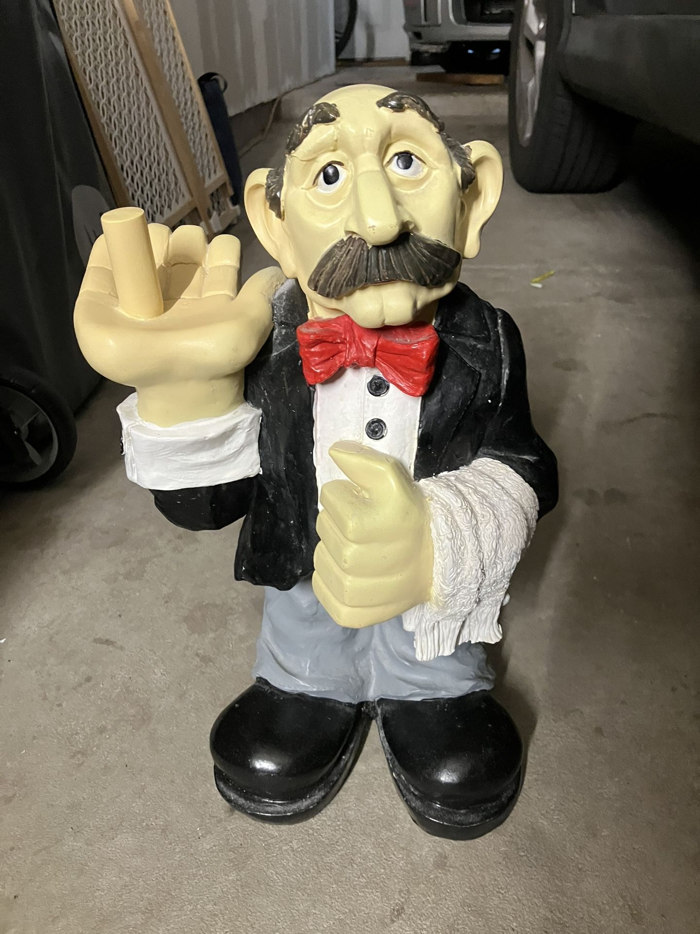 Funny Waiter Toilet Paper Roll Holder Butler