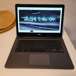 Dell ChromeBook model  13 7310 13.3" Laptop  touchscreen 
Intel Celeron 3215U 1.7GHz 
4GB RAM 32GB SSD. 
Nothing wrong.  Comes with power cord.
