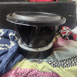 Two 12-in MTX 9500 Series Monster Subwoofers They Weigh About 65 Lb Each I'll Take $300