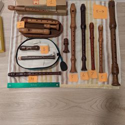 Lots of VERY nice flutes/recorders/blockflutes