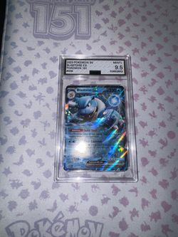 Pokemon card Blastoise ex 009/165 ⭐️⭐️ Double Rare Slab
