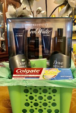 FAther’s Day Basket!!! Davidoff coolwater Perfume set