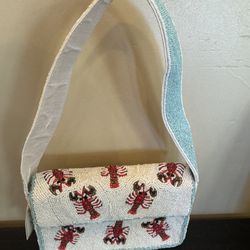 VIRAL BEADED LOBSTER BAG! New With Tags! 