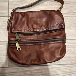 Leather Fossil Bag