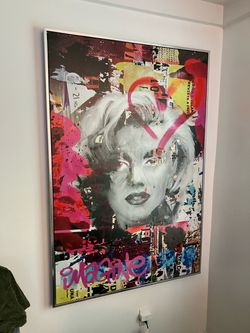 Marilyn Monroe Pop Art Framed Print
