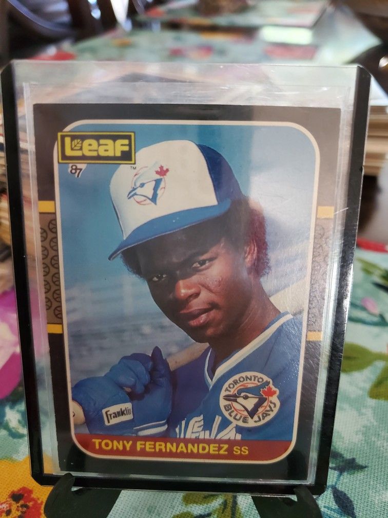 Tony Fernandez 1987 Leaf 1987 Donruss Baseball Cards