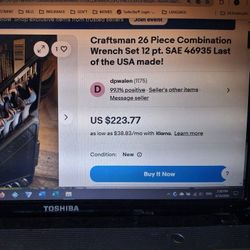 Craftsman 26 pcs Combination Wrench Set