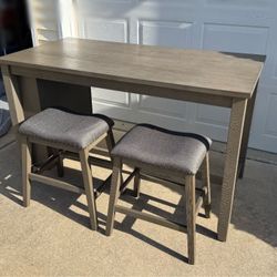 Wasdale Caitbrook 2 Person Counter Height Dining Set.