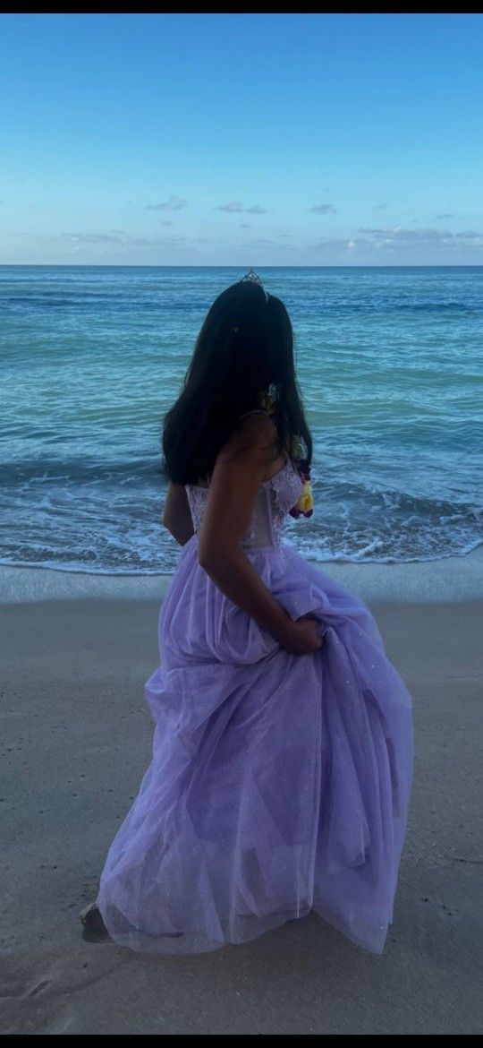 Prom or Sweet 16th Birthday Dress. Lavender size 5