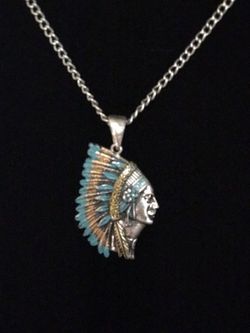 Indian Concho necklace