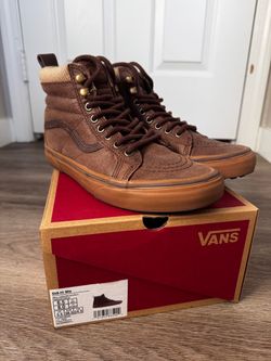 Vans Sk8-Hi MTE High Top Shoes – Brown – Men’s 6.5 / Women’s 8