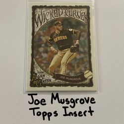 Joe Musgrove San Diego Padres All-Star Pitcher Topps Short Print Insert Card. 