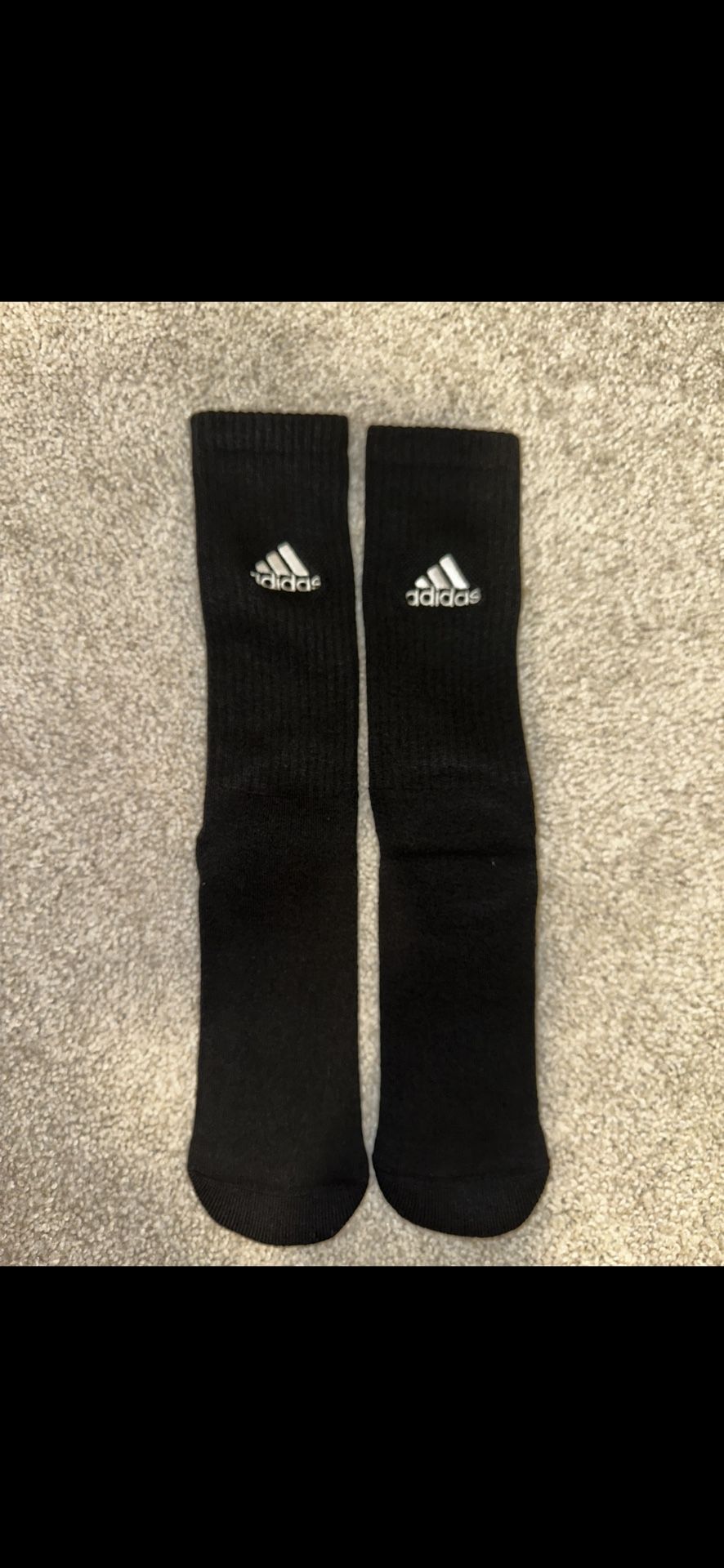 Black Adidas Socks