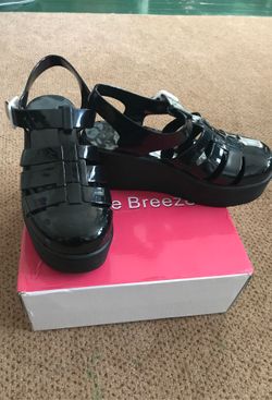 Nature Breeze platform jelly sandals