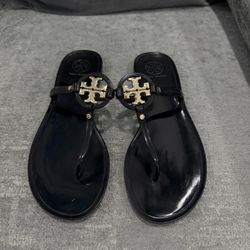 Tory Burch Black Mini Miller Jelly Sandal