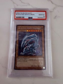 Blue Eyes White Dragon Kc01 25th Anniversary Kaiba Secret Rare Yugioh PSA 10