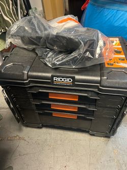 Pro Gear System Gen 2.0 14.6 in. W Black Resin XL 3 Drawer Durable Hand Tool Box with Dividers For Internal Organization
