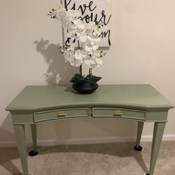 Lane Sage Green Console Table 
