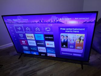 65 in TCL roku tv